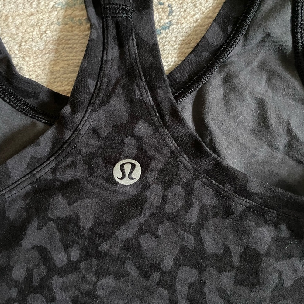 Cool Racerback tank in deep camo